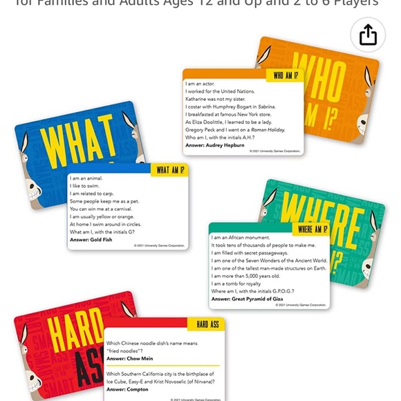 Smart Ass family game Think fast be the first one to answer NWOT - Picture 5 of 7